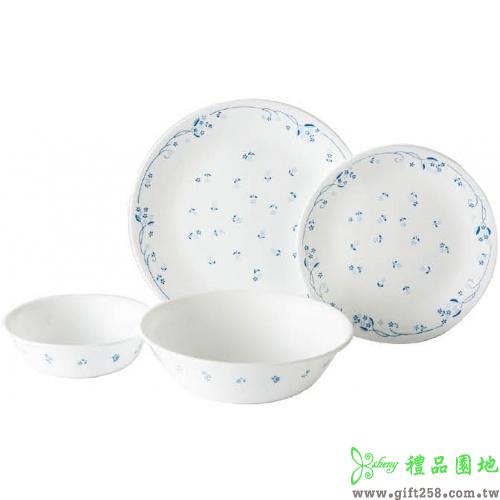 康寧古典藍四件式餐盤