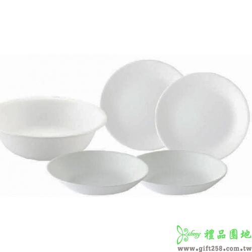 康寧純白五件式餐盤N-E16